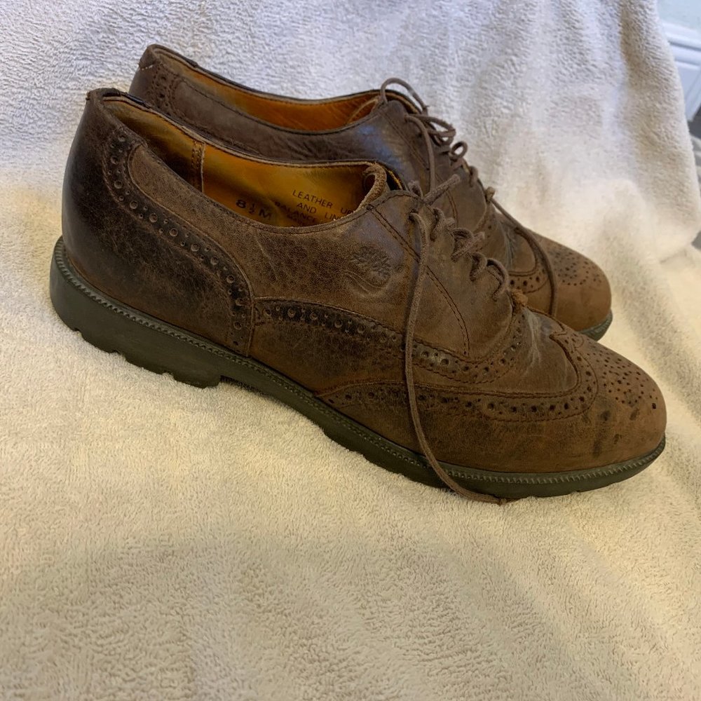 MENS TIMBERLAND DRESS SHOES - 8.5